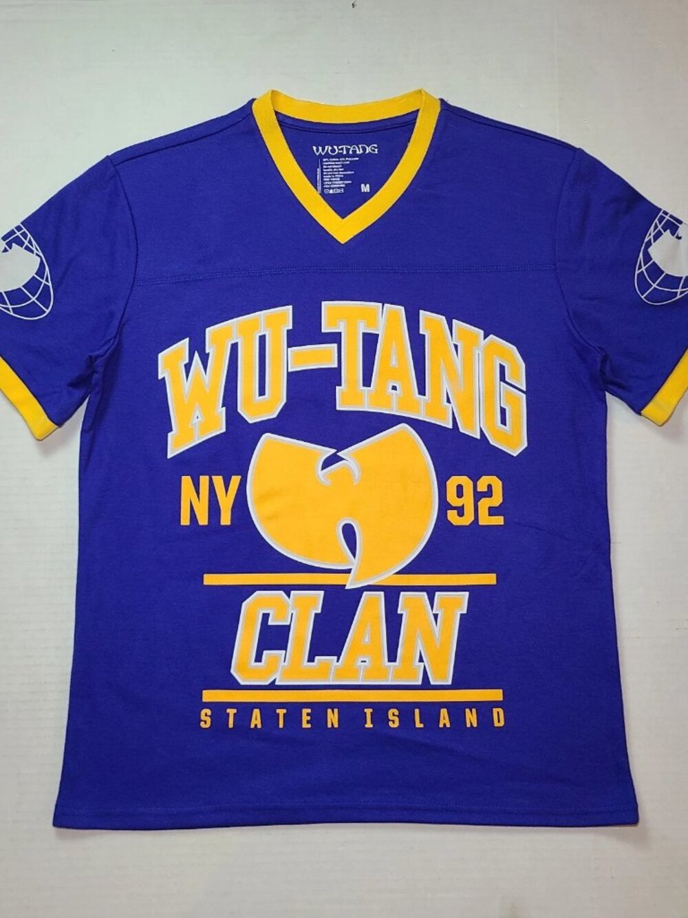 New Wu-Wear Jersey Size M Wu Tang Mesh Jersey 36 C.R.E.A.M ODB Method Man RZA